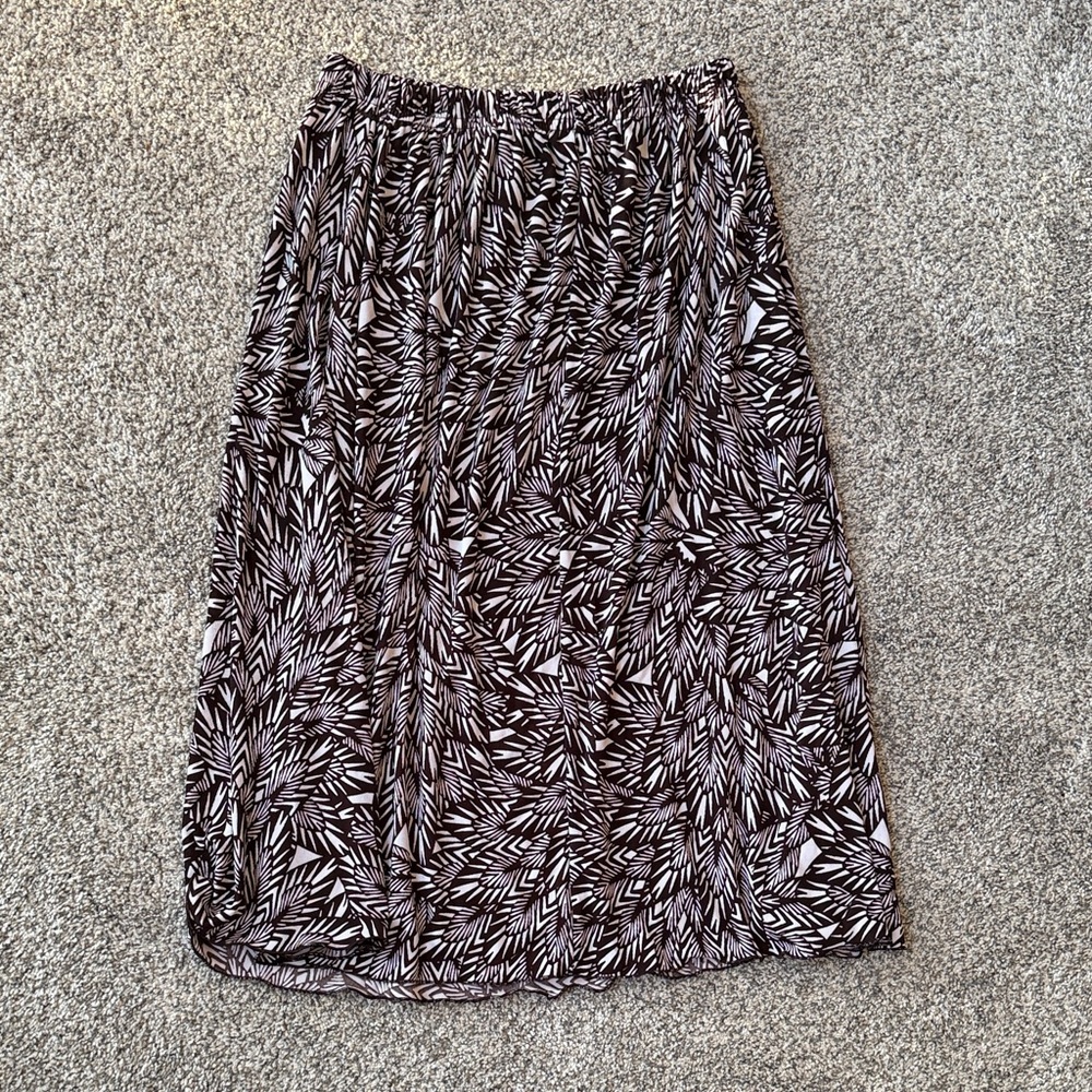 Geometric Print Skirt